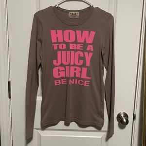 Juicy couture long sleeve